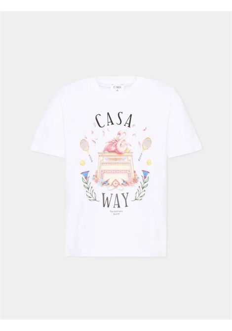 T-shirt con stampa CASABLANCA KIDS | JTS03805